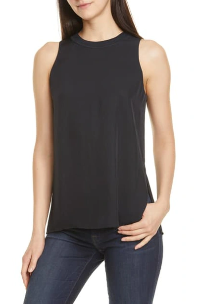 Vince Crewneck Tank In Black