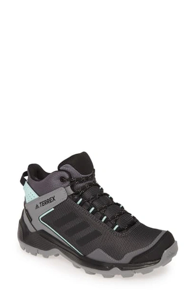 Adidas Originals Terrex Eastrail Gore-tex Waterproof Hiking Boot In Grey Four/ Black/ Clear Mint