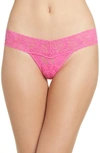 Hanky Panky Low Rise Thong In Hibiscus