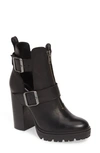 STEVE MADDEN LAVISH BUCKLE BOOTIE,LAVI01S1