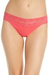 Natori Bliss Perfection Thong In Dahlia