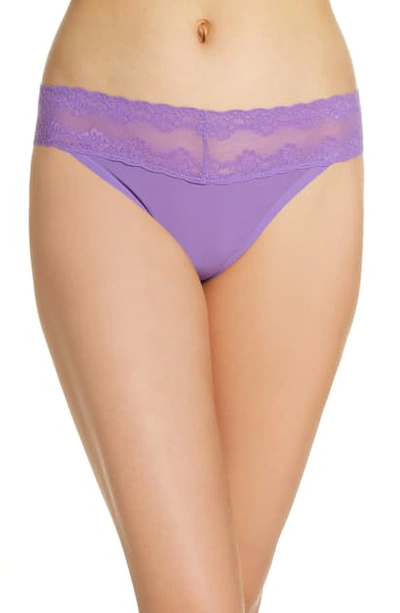 Natori Bliss Perfection Thong In Ultra Violet