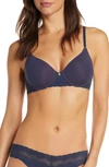 Natori Bliss Perfection Underwire Contour Bra In Deep Navy