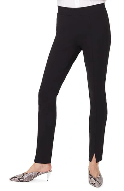 Nydj Slit Hem Leggings In Black