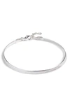 Argento Vivo Herringbone Chain Bracelet In Silver