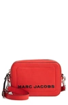 Marc Jacobs The Box Leather Crossbody Bag In Geranium