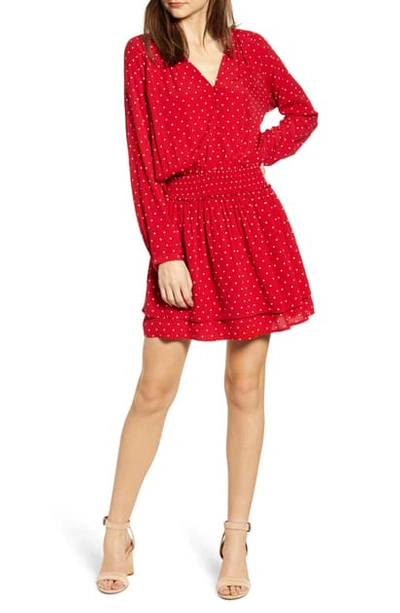 Rails Jasmine Print Dress In Scarlett White Mini Dots