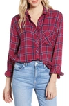 Rails Hunter Plaid Shirt In Merlot Navy