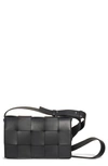 BOTTEGA VENETA INTRECCIATO LEATHER CROSSBODY BAG,578004VMAY1