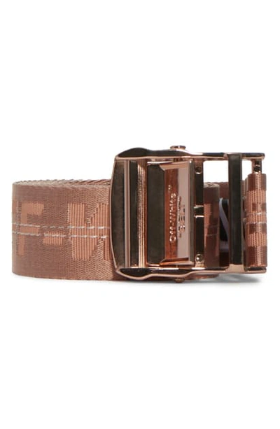 Off-white Classic Industrial Belt In Nude