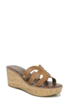 SAM EDELMAN REGIS PLATFORM WEDGE SLIDE SANDAL,G1920L1