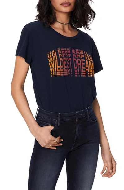 Mother Goodie Goodie Short-sleeve Boxy Cotton Tee In Wildest Dreams