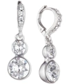 GIVENCHY CRYSTAL DROP EARRINGS