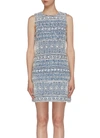 ALICE AND OLIVIA 'Coley' tribal embroidered sleeveless dress