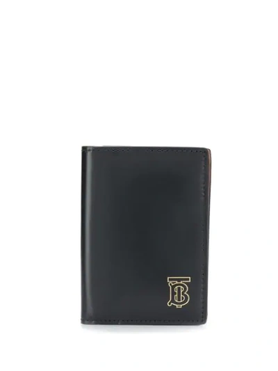 Burberry Monogram Motif Leather Bifold Wallet - 黑色 In Black