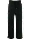MONCLER MONCLER STRAIGHT CARGO TROUSERS - 黑色