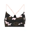 THE UPSIDE FOREST CAMO ZOE SPORTS BRA,P00393909