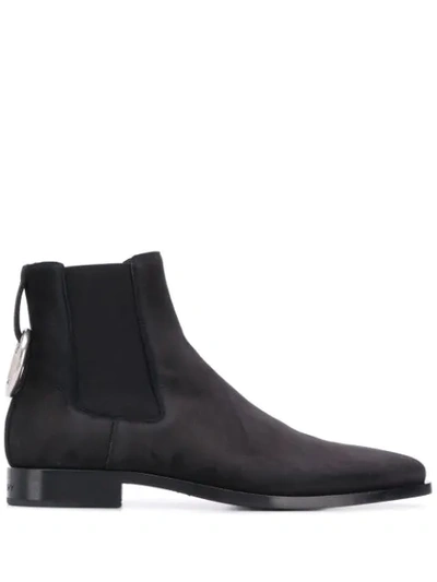 Givenchy Dallas Nubuck Chelsea Boots In Black