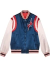 GUCCI ACETATE BOMBER JACKET WITH GG BLADE