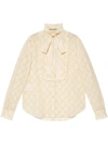 GUCCI GG BRODERIE ANGLAISE SHIRT