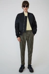 ACNE STUDIOS Vichy check print trousers Beige/brown