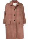 MACKINTOSH HUMBIE SHEPHERD CHECK OVERCOAT