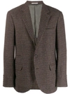 BRUNELLO CUCINELLI CHECKED PATTERN BLAZER