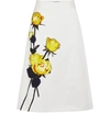 PRADA FLEUR MIDI-SKIRT,P123Q 1VFV F0J33