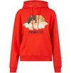 FIORUCCI Vintage Angels hooded sweatshirt,W01SVAH1HOR BLOOD ORANGE