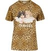 Fiorucci Vintage Angels Leopard-print Tee In Leopard Print