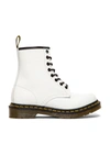 Dr. Martens Unisex 1460 Smooth 8 Eye Boots In White