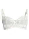 Simone Perele Wish Embroidered Demi Bra In Ivory