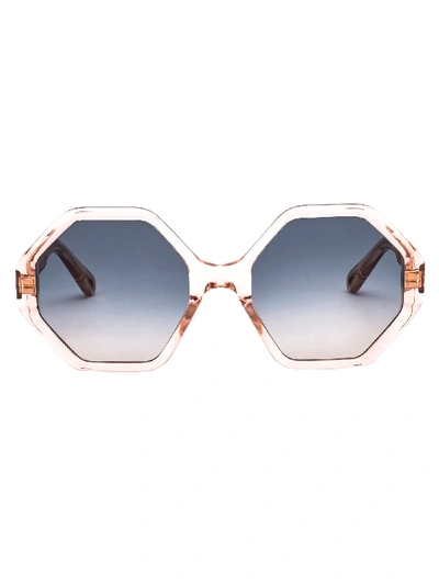 Chloé Sunglasses In Peach