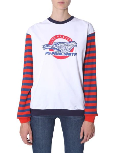 Ps By Paul Smith Long Sleeved T-shirt In White