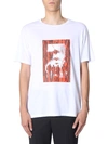 Neil Barrett Chaotic Subway Graphic T-shirt For Men In White