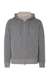 FIORONI WOOL AND CASHMERE-BLEND HOODED SWEATSHIRT,730179