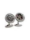 TATEOSSIAN MEN'S SUN & MOON SILVER & MOTHER-OF-PEARL CUFFLINKS,0400010617947