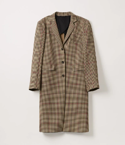 Vivienne Westwood Alien Coat Peasant Check In Multi