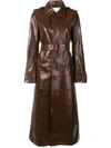 AMI ALEXANDRE MATTIUSSI WOMEN'S PATENT LEATHER TRENCHCOAT,H19FL55055113817071