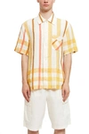 OUR LEGACY OPENING CEREMONY NAPKIN PRINT BOX SHORT SLEEVE SHIRT,ST219540