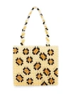 SUSAN ALEXANDRA Leopard Beaded Tote