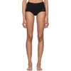 DOLCE & GABBANA DOLCE AND GABBANA BLACK HIGH-RISE BIKINI BOTTOMS