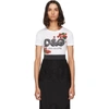 DOLCE & GABBANA DOLCE AND GABBANA WHITE GERANIUM T-SHIRT