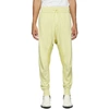 HAIDER ACKERMANN HAIDER ACKERMANN YELLOW PERTH MOONSHAPE LOUNGE PANTS