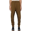 HAIDER ACKERMANN HAIDER ACKERMANN BROWN PERTH MOONSHAPE LOUNGE PANTS