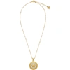 VERSACE VERSACE GOLD AND SILVER ICON MEDUSA NECKLACE
