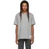 THOM BROWNE THOM BROWNE GREY RELAXED FIT T-SHIRT