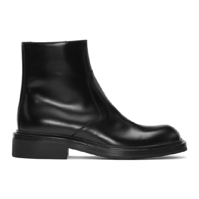 Prada Classic Ankle Boots In Black