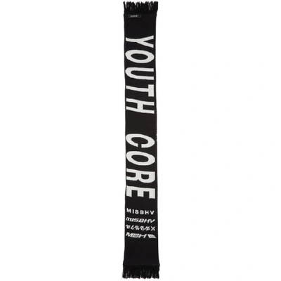 Misbhv Black Youth Core Scarf