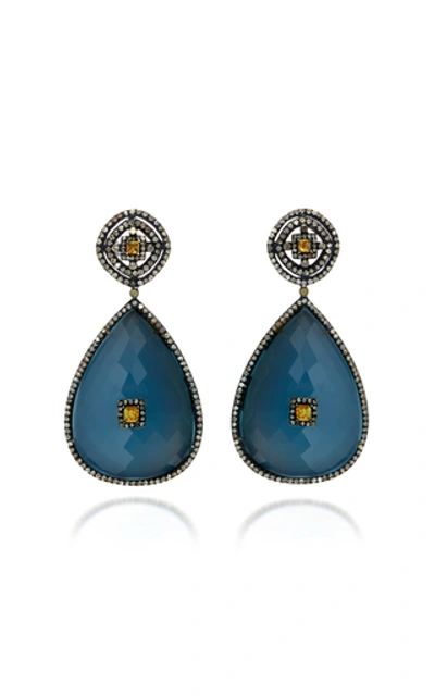Amrapali Blue Drop Earrings
